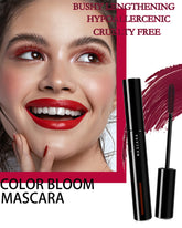 Burgundy Mascara Voluminous Waterproof,Colored Tubing Mascara for Eyelashes,Longlasting Curling Liquid Lash Princess Extensions Red Mascara Volume and Length,Cosplay Party Stage Eye Makeup for Women
